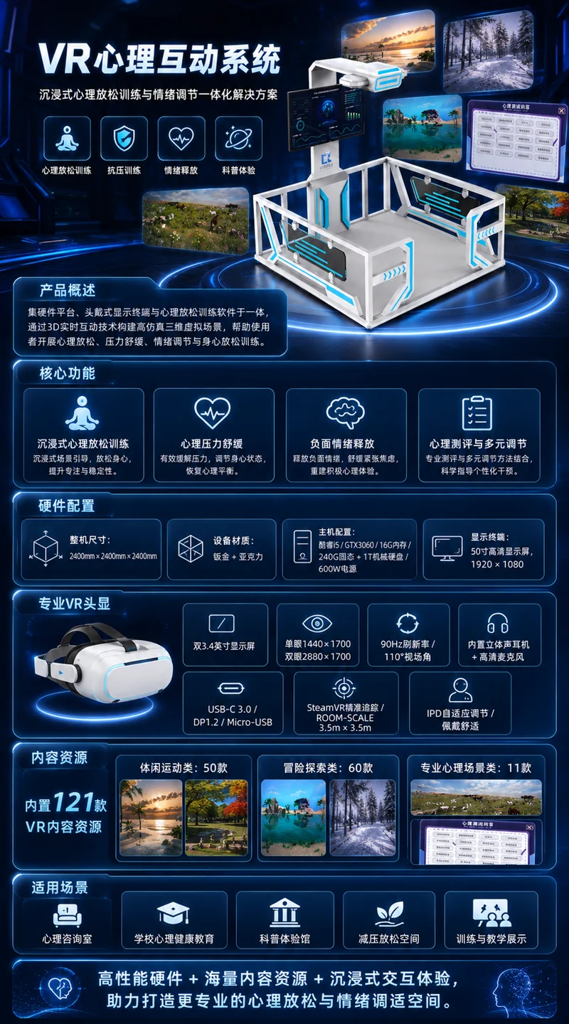 VR心理互动系统展示 1